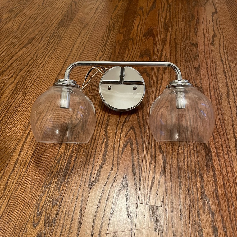Polished Chrome Vanity Light